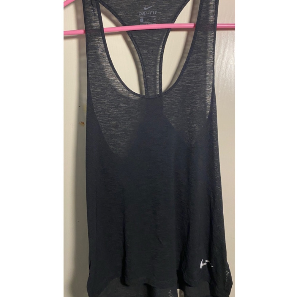 Nike Women's Black Racerback Tank Top